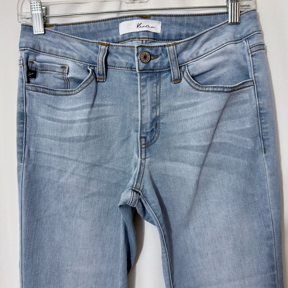 KanCan Alani Mid Rise Super Skinny Jeans In Light Wash Size 7 - Picture 6 of 12